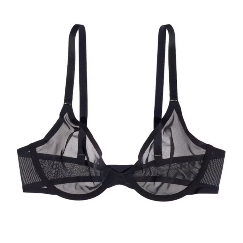 CUUP The Plunge Mesh Black 32B